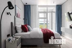 1-к квартира, посуточно, 35м2, 13/22 этаж