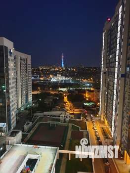 1-к квартира, посуточно, 46м2, 12/25 этаж