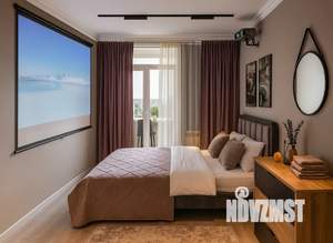 1-к квартира, посуточно, 47м2, 20/28 этаж