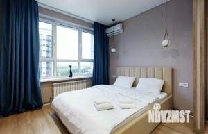 1-к квартира, посуточно, 45м2, 13/24 этаж