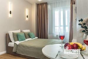 Студия квартира, посуточно, 27м2, 10/25 этаж