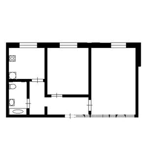 2-к квартира, на длительный срок, 52м2, 5/9 этаж
