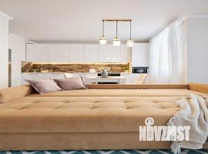 1-к квартира, посуточно, 54м2, 1/1 этаж