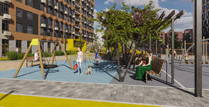 Студия квартира, на длительный срок, 24м2, 2/20 этаж