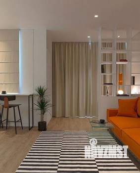 Студия квартира, на длительный срок, 35м2, 25/25 этаж