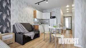 Студия квартира, посуточно, 32м2, 6/25 этаж