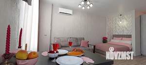 Студия квартира, на длительный срок, 35м2, 10/25 этаж