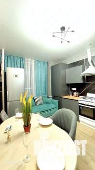 1-к квартира, посуточно, 43м2, 1/1 этаж