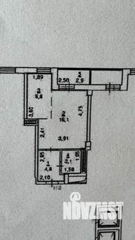 Студия квартира, на длительный срок, 30м2, 15/16 этаж
