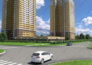 Студия квартира, на длительный срок, 28м2, 10/25 этаж
