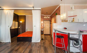 Студия квартира, на длительный срок, 37м2, 17/22 этаж