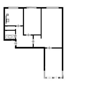 3-к квартира, на длительный срок, 65м2, 2/9 этаж