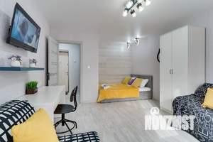 1-к квартира, посуточно, 42м2, 1/1 этаж