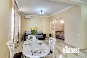 1-к квартира, посуточно, 50м2, 11/18 этаж