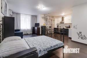 Студия квартира, на длительный срок, 45м2, 7/17 этаж