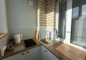 Студия квартира, на длительный срок, 24м2, 6/9 этаж