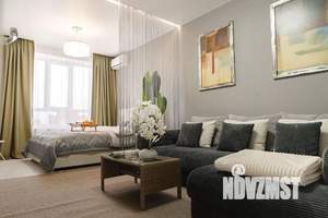 1-к квартира, посуточно, 43м2, 21/24 этаж