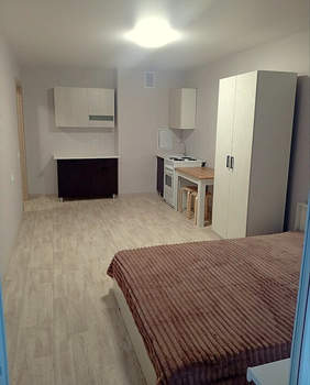 Студия квартира, на длительный срок, 27м2, 4/17 этаж