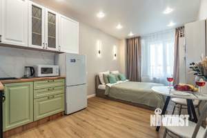 Студия квартира, посуточно, 27м2, 10/25 этаж