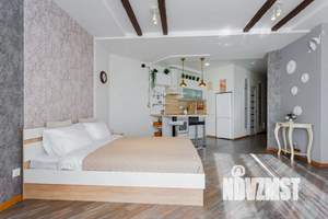 Студия квартира, посуточно, 45м2, 21/24 этаж