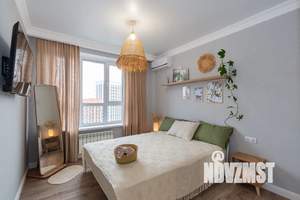 1-к квартира, посуточно, 35м2, 17/25 этаж