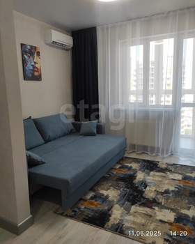 Студия квартира, на длительный срок, 28м2, 15/20 этаж