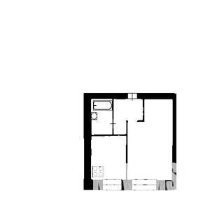 1-к квартира, на длительный срок, 36м2, 5/9 этаж