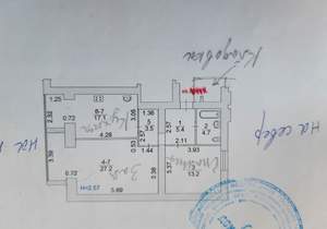 2-к квартира, на длительный срок, 71м2, 8/10 этаж