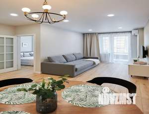 1-к квартира, посуточно, 45м2, 1/1 этаж