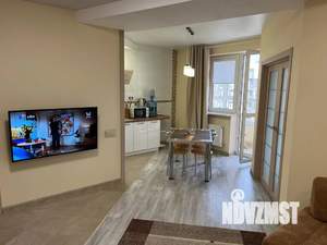 1-к квартира, посуточно, 42м2, 24/24 этаж