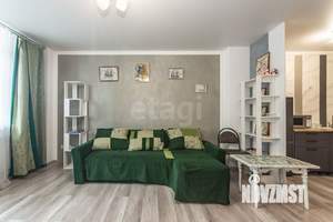 Студия квартира, на длительный срок, 40м2, 14/19 этаж