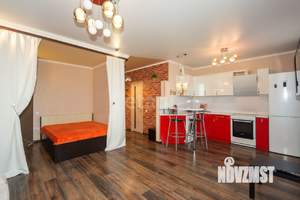 Студия квартира, на длительный срок, 37м2, 17/22 этаж