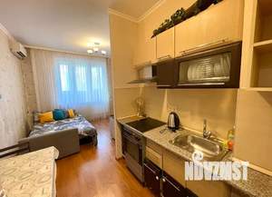 Студия квартира, посуточно, 28м2, 6/18 этаж