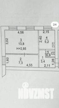 2-к квартира, на длительный срок, 31м2, 2/2 этаж