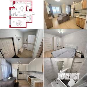 2-к квартира, на длительный срок, 45м2, 2/6 этаж