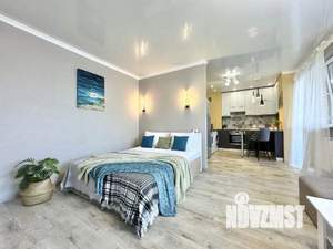 1-к квартира, посуточно, 44м2, 1/1 этаж