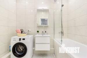 1-к квартира, посуточно, 42м2, 10/25 этаж