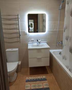 Студия квартира, на длительный срок, 33м2, 3/17 этаж