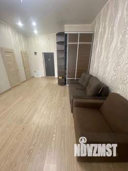 Студия квартира, на длительный срок, 48м2, 22/23 этаж