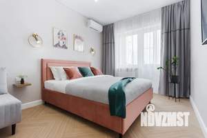 1-к квартира, посуточно, 42м2, 19/25 этаж