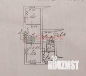 3-к квартира, вторичка, 65м2, 2/2 этаж