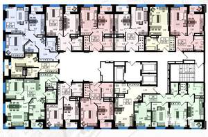 3-к квартира, строящийся дом, 70м2, 14/22 этаж