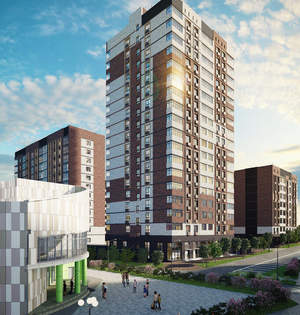 1-к квартира, сданный дом, 33м2, 3/9 этаж