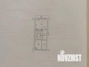 2-к квартира, вторичка, 48м2, 4/4 этаж