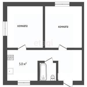 2-к квартира, вторичка, 33м2, 2/3 этаж