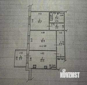 2-к квартира, вторичка, 61м2, 9/10 этаж