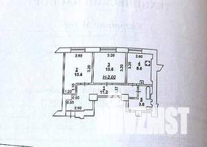 2-к квартира, вторичка, 45м2, 1/8 этаж