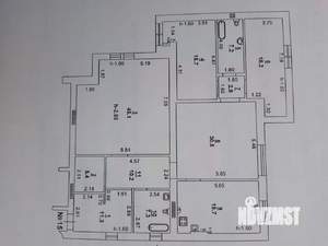 4-к квартира, вторичка, 167м2, 4/4 этаж