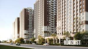 2-к квартира, строящийся дом, 37м2, 15/25 этаж