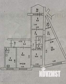 4-к квартира, вторичка, 93м2, 9/10 этаж
